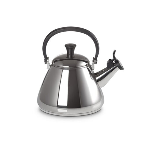 Le Creuset Kone Kettle stainless steel, buy online, Kitchen to Table Yamba